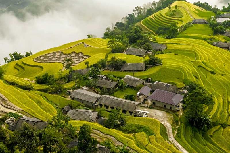 Ha Giang is poetic and attractive in the rainy season